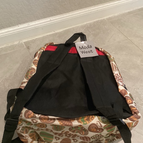 Moda West 17” Heart Pattern Backpack - Picture 6 of 7